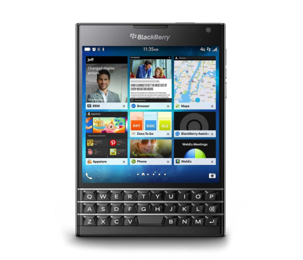 BlackBerry Passport czarny - 219824 - zdjęcie 3